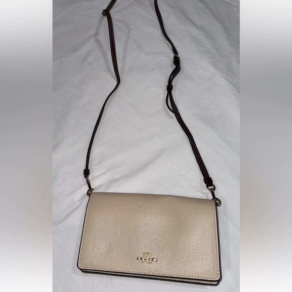Coach Elegant Cream Crossbody Bag